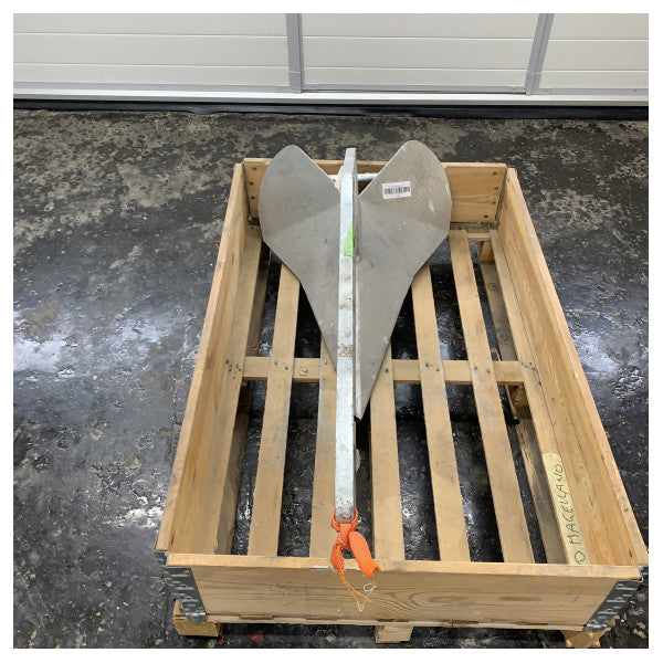 Lewmar Delta Anker 63kg - 140lbs verzinkter Stahl Hochhalteboote bis zu 25M - 57463