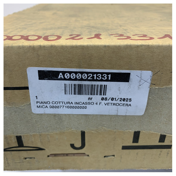 Can Marine Build-In Ceramic Hob 4-Burner Electric 230V - PT1358