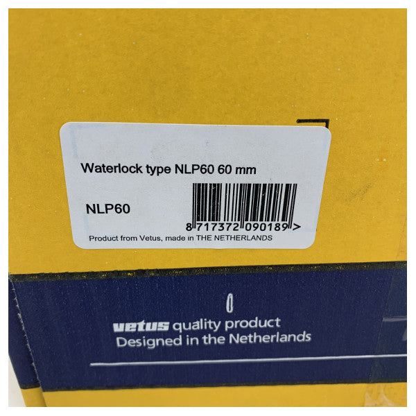Vetus NLP60 Waterlock Udstødningspotte - Lyddæmper - 60 MM