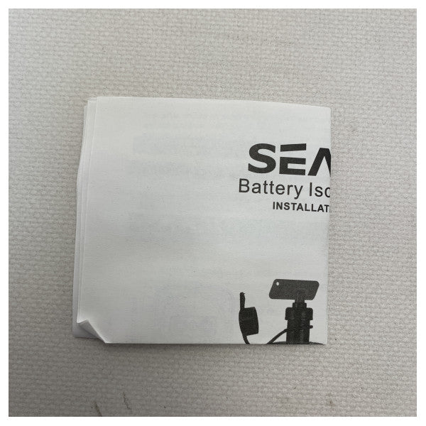 Seaflo SFBIS1-01 白色バッテリーメインスイッチ 12/24V - 275A