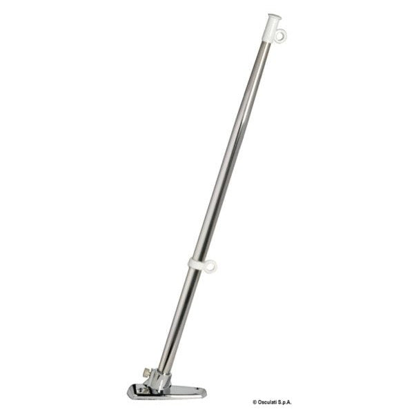 Osculati Ruostumattomasta teräksestä valmistettu lipputanko 25mm x 80 cm irrotettava - 35.390.10