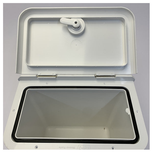 Nuova Rade lagringsboks hvit 285 x 180 x 260 mm med lokk uten lås - 20.021.01