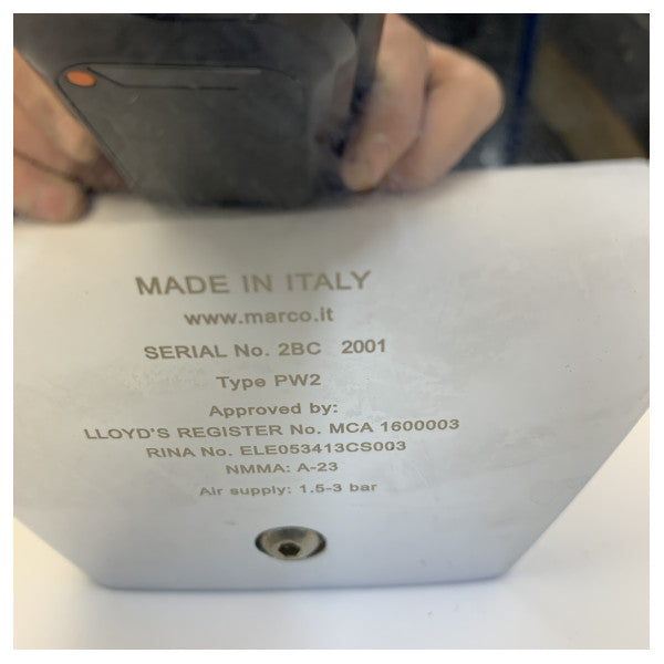 Marco PW2-BC Marine Air Horn 24V Chrome 200 mm s kompresorom