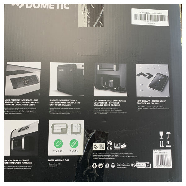 Dometic CFX3 kompresorski hladnjak 35L hladnjak crni - 9600025324