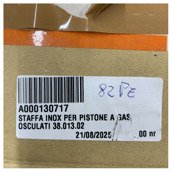 Osculati Paslanmaz Çelik Gaz Yayları için Montaj Braketi - 38.013.02