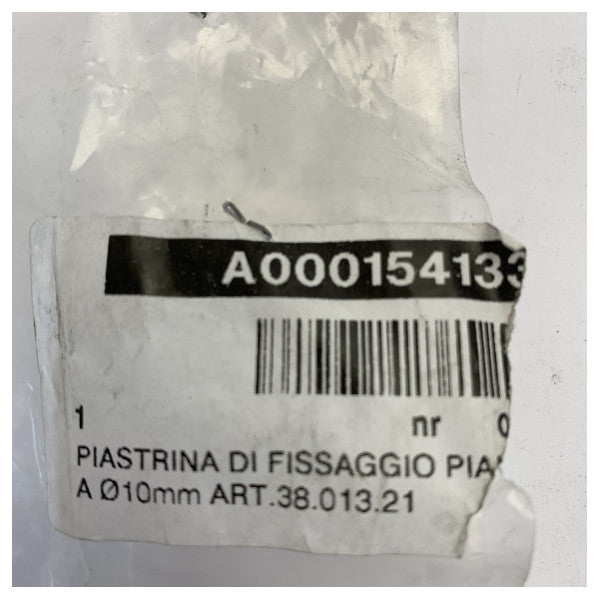 Πλάκα Στήριξης Flat με Μπάλα 10mm - Ανοξείδωτο Ατσάλι - 38.013.21