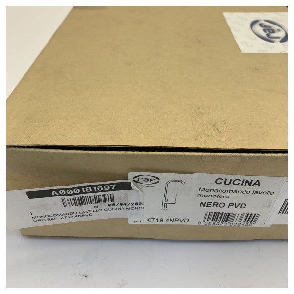 RAF KT18.4NPVD Kitchen Mixer Water Tab Matt Black