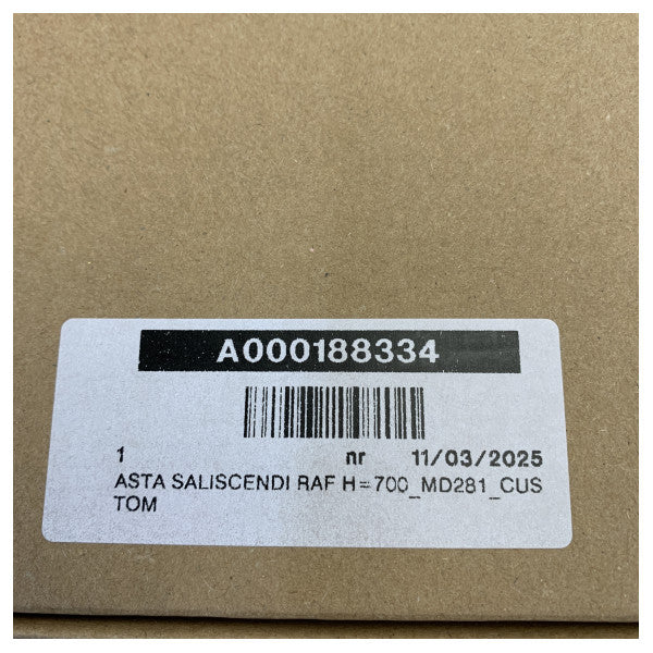 RAF душ глава прът поддръжка H600 мм MD281 Хром