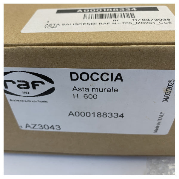 RAF душ глава прът поддръжка H600 мм MD281 Хром