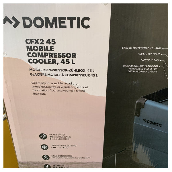 Dometic CFX2 kompressorijäähdytin 45L sininen 12/24/230V