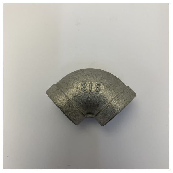 Osculati Edelstahl 316 Bogenkupplung 90 - 1/2 Zoll 17.326.02