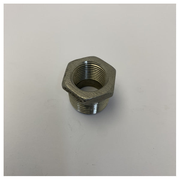 Osculati adapternippel 1/2 M x 3/8 tomme F i rustfritt stål 17.321.02