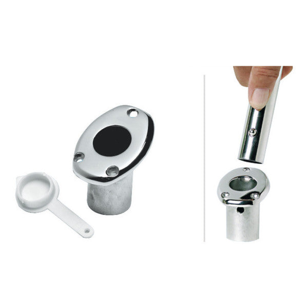 Osculati Einbau Edelstahl Flaggenmast Halter - 35.390.20