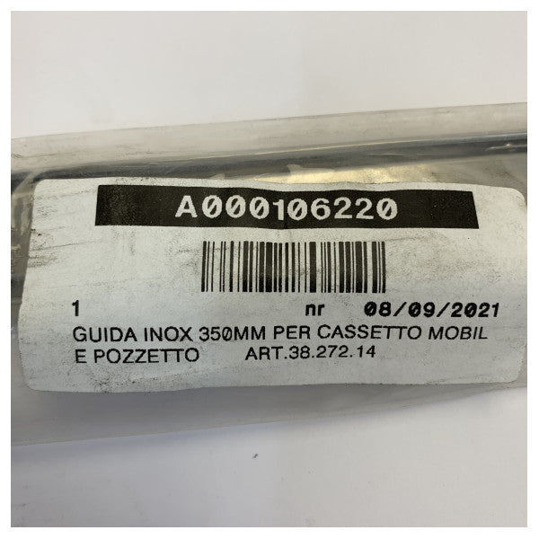 Osculati klizni mehanizam od nehrđajućeg čelika 350mm za namještaj u kokpitu - 38.272.14