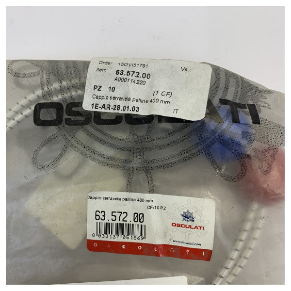 オスキュラティ エラステックセイルバインダー プラスチックボール付き 40cm 63.572.00