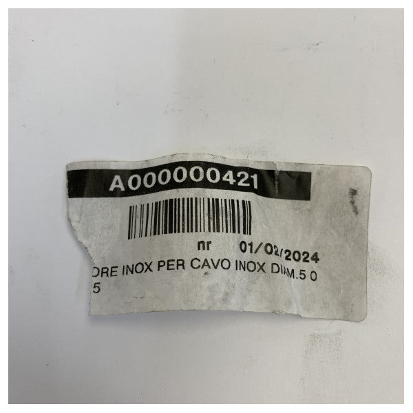 Osculati ruostumattomasta teräksestä valmistettu kaapelin jännityssäädin 5 mm:lle