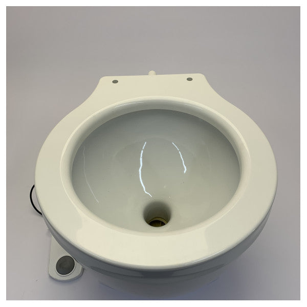 Jabsco Lite Flush Elektrische Toilet 24V mit Fußschalter - 58500-0024