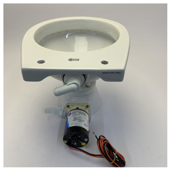 Jabsco Quiet Flush Compact Electric Still Toilet 24V - 37245-3094