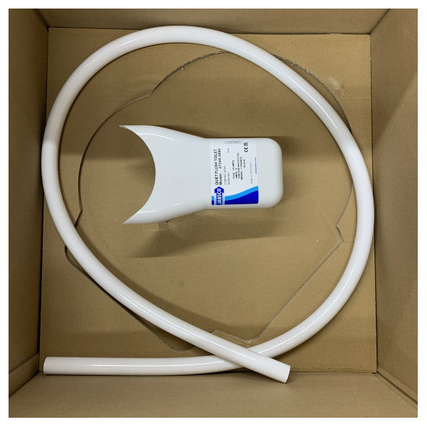 Jabsco Quiet Flush Compact Electric Still Toilet 24V - 37245-3094