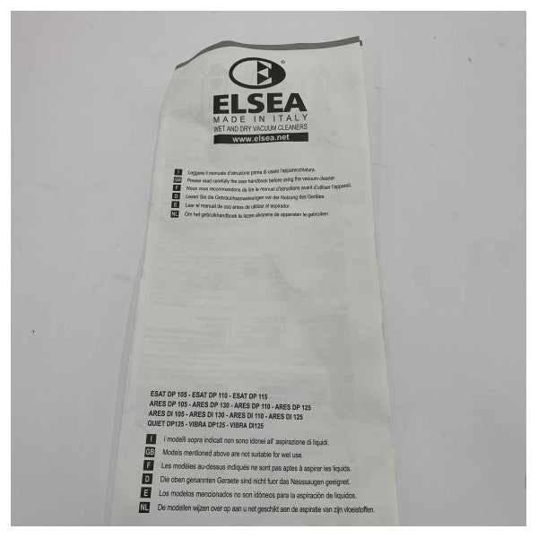 Jabsco Elsea AWP05024 Water / Vacuum Cleaner 230V