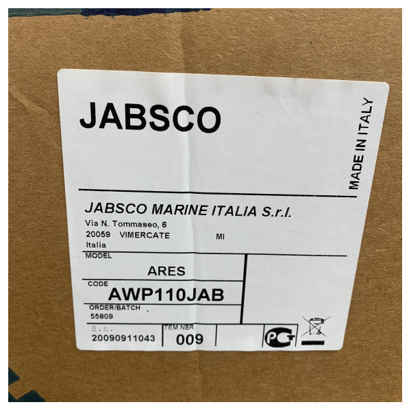 Jabsco Alsea Ares 220V Vacuum Cleaner 21LT 1250W 230V - AWP110JAB