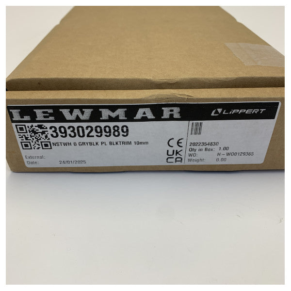 Lewmar SZ0-A1 Opening Black Portlight with Flyscreen - 393029989