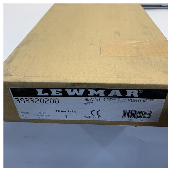 Lewmar-avattava ikkuna hyttiverkolla - Veneikkuna - 449 x 191 mm - 393320200