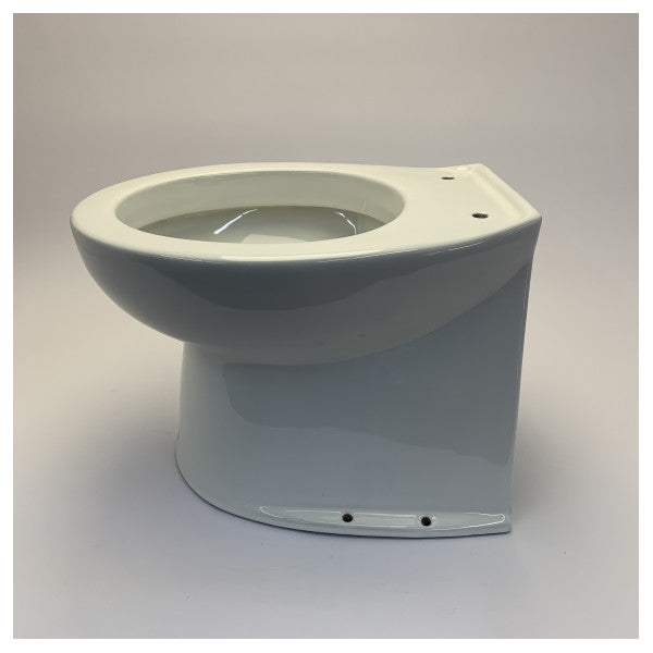 Toilet électrique Jabsco Deluxe Flush 14 pouces - Eau douce 12V - Modèle droit - 58080-1012