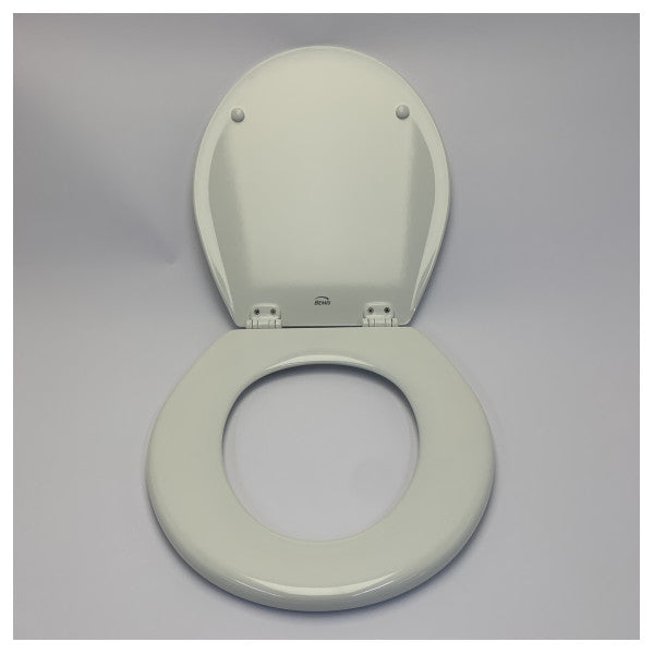 Toilet électrique Jabsco Deluxe Flush 14 pouces - Eau douce 12V - Modèle droit - 58080-1012