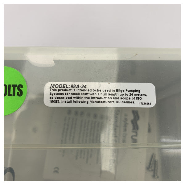 Règle 98A -24 800 Système de pompe de vidange de douche GPH 24V