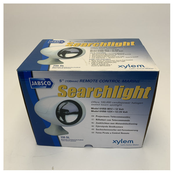 Jabsco 61050-0012 155SL Faro Marino Control Remoto - Foco de Búsqueda para Barcos y Yates 12V