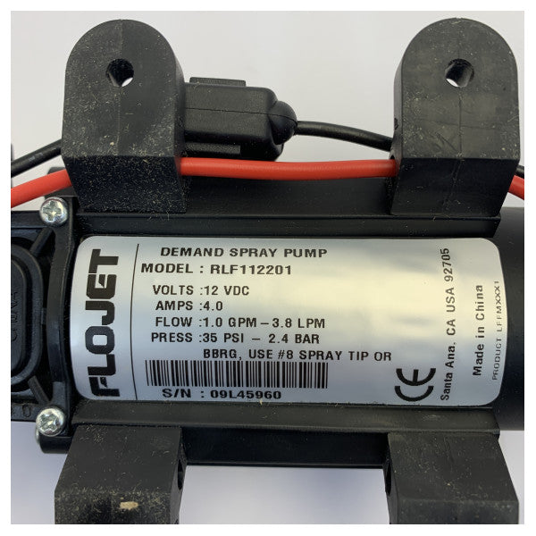 Flojet LF 12V membranska pumpa za svježu vodu - Samo usisavanje 4.2L/min 35 Psi - RLF112201