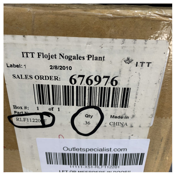 Flojet LF 12V membranska pumpa za svježu vodu - Samo usisavanje 4.2L/min 35 Psi - RLF112201