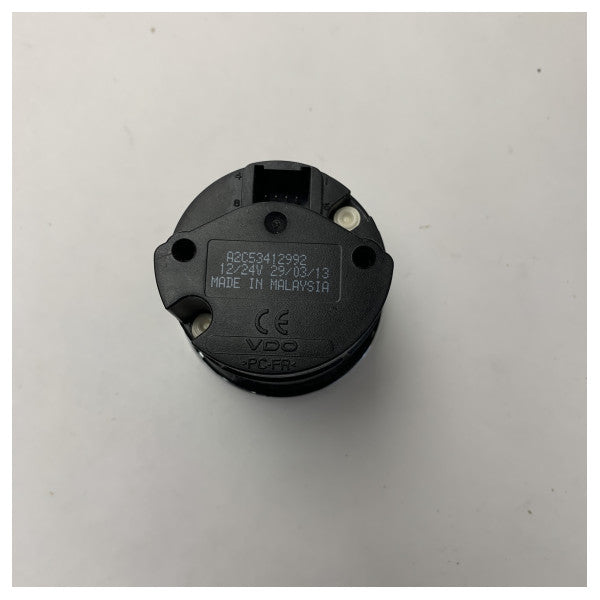 VDO A2C53412992 Wskaźnik poziomu paliwa 12/24 V biały