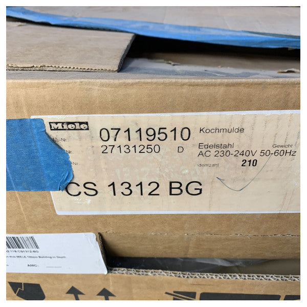 Вбудований гриль Miele CS1312-BG з нержавіючої сталі 230 В