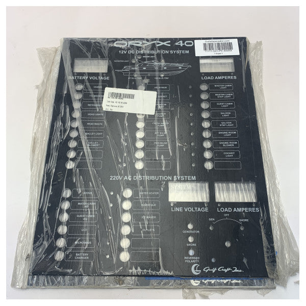 جلف كرافت أوريكس 40 AC | DC لوحة كهربائية محفورة