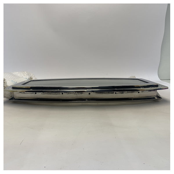 Tempesta Elliptical fast porthål i rostfritt stål