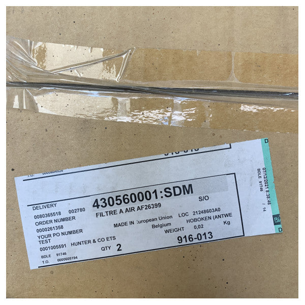 Fleetguard AF26399 Engine Air Filter Insert