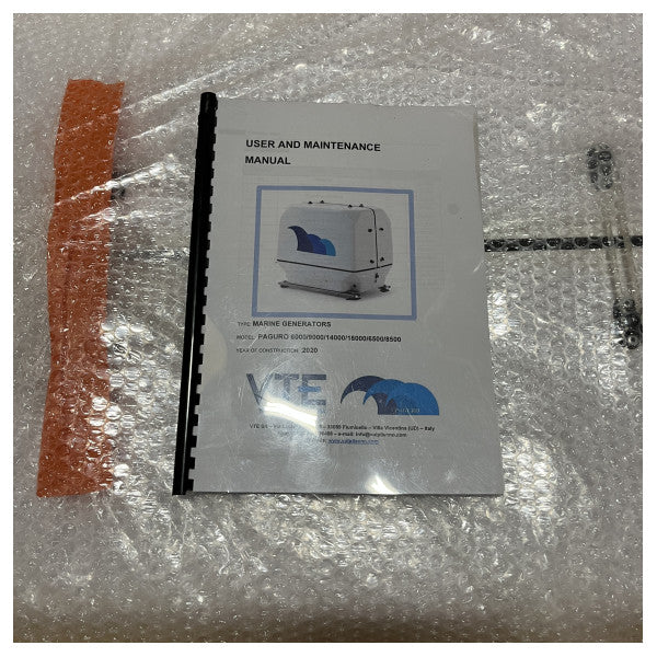 Морски дизелов генератор Paguro 18 kVa 230V 50 Hz със звуков щит 50 часа