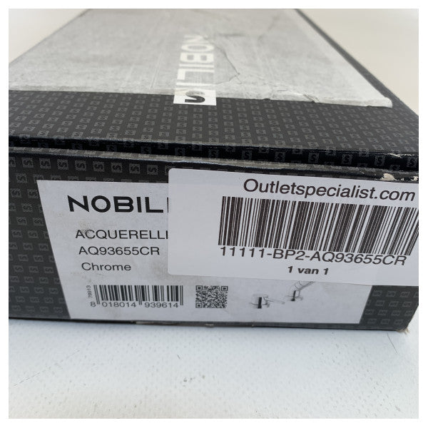 Nobili Acquerelli krom tek kollu batarya tırnağı - AQ93655CR