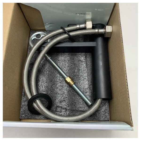 Aquaeco crna jednostruka ručica kupaonica Tab-AQM-CND-301-CP