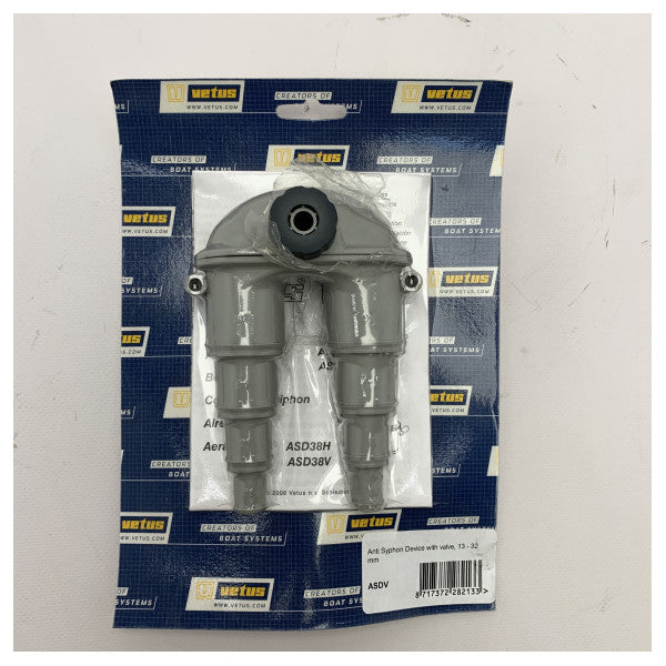 Пластиковий аератор Vetus ASDV 12 - 32 мм з клапаном