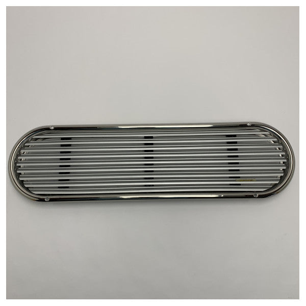 Vetus ASV070A oval louvret luftinntaksventil aluminium 590 x 159 mm