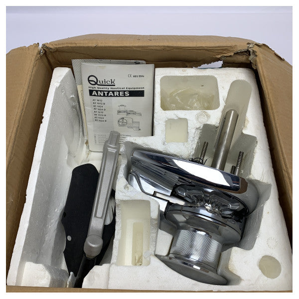 Quick Antares 1524D 1500W 24V ankerspilsenhed i rustfrit stål 10 mm - AT1524D