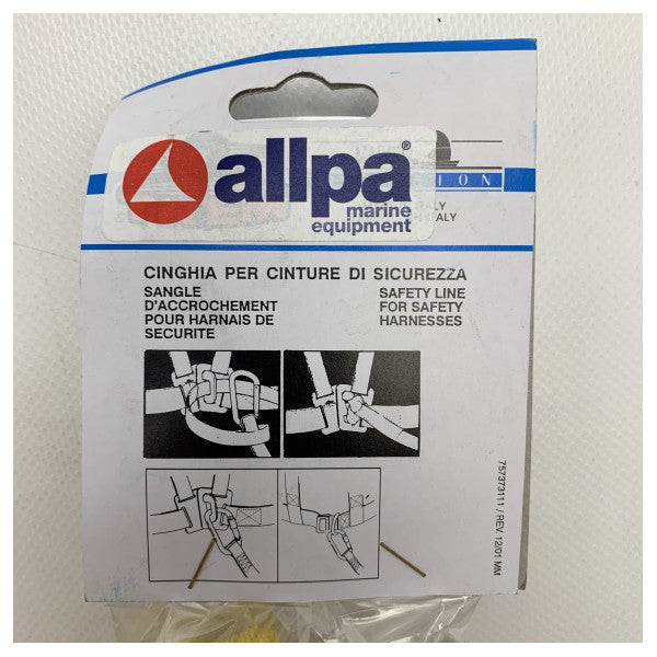 Arnês de segurança de 3 vias Trem - cabo 2000 KG - B14 03 200