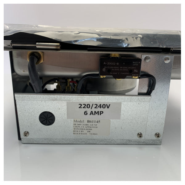 Kenyon B61145 ruostumattomasta teräksestä valmistettu yksipolttimellinen alkoholisähköliesi