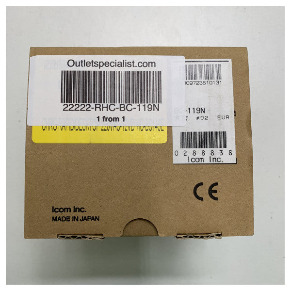 Caricatore per walkie-talkie VHF da tavolo Icom BC-119N