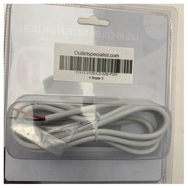 SCI Marine C2-520-PGR feu de navigation vert - rouge 12/24V