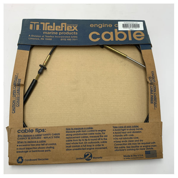 Teleflex CC 205 11-футовий кабель управління судновим двигуном - міцний, стійкий до корозії кабель для човнових моторів
