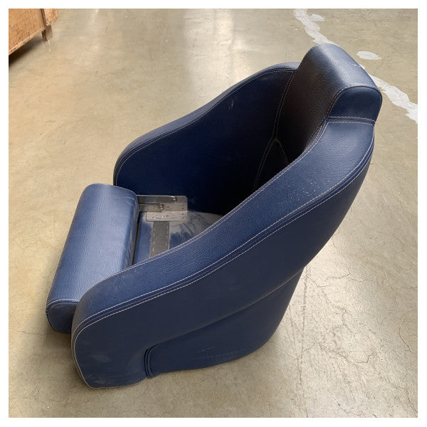 Vetus flip up boat steering seat blu - CHFUSB